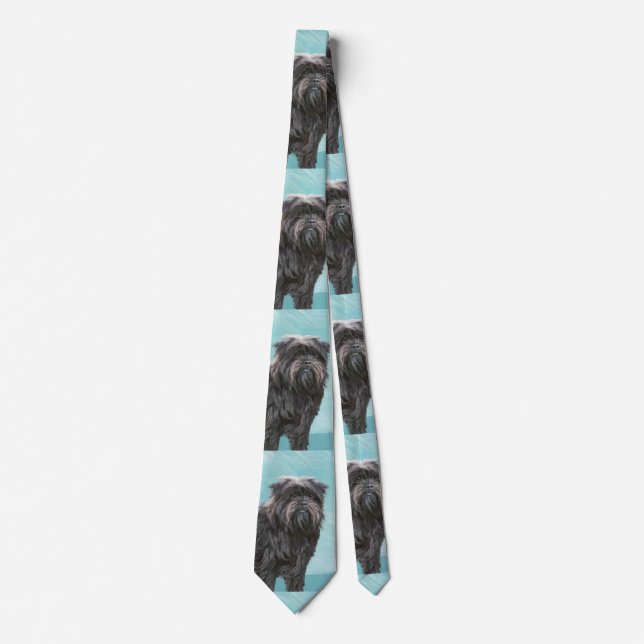 Affenpinscher Painting - Cute Original Hund Art Slips (Framsida)