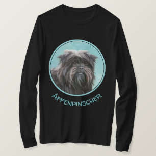 Affenpinscher Painting - Cute Original Hund Art T Shirt