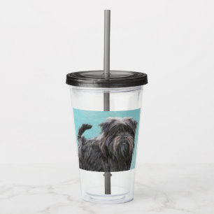 Affenpinscher Painting - Cute Original Hund Art Take Away Mugg