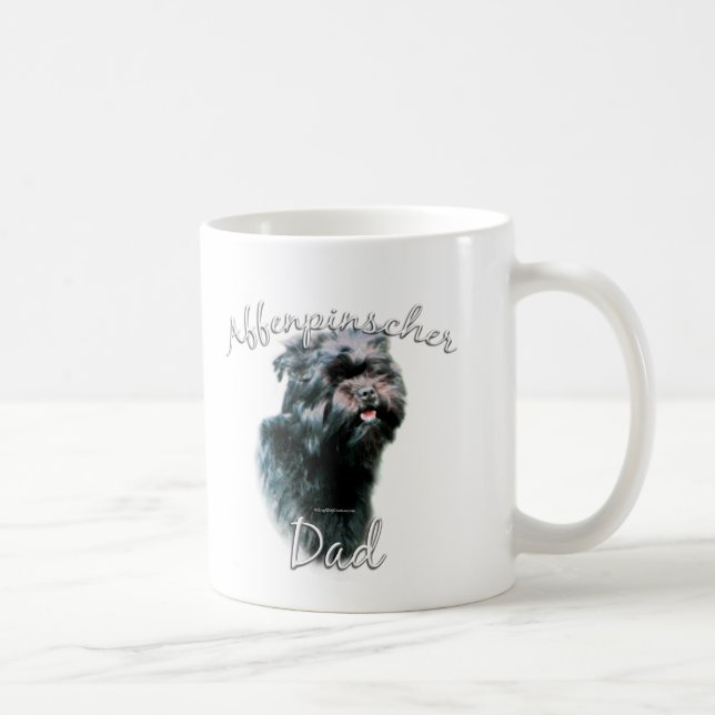 Affenpinscher Pappa 2 Kaffemugg (Höger)