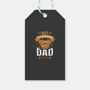 Affenpinscher Pappa Alltid Hund Ansikte Tassavtryc Presentetikett