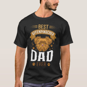 Affenpinscher Pappa Alltid Hund Ansikte Tassavtryc T Shirt