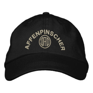 Affenpinscher Pappa Broderad Keps
