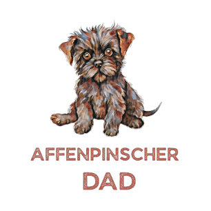 Affenpinscher Pappa Hund älskare T Shirt