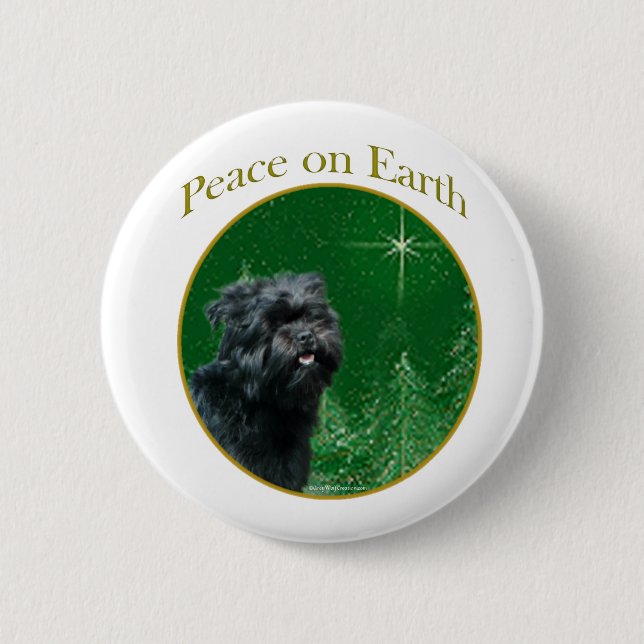 Affenpinscher Peace Knapp (Framsida)