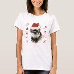 Affenpinscher Santa Tassar Tee<br><div class="desc">Din favoritjultomte hund spelar Jultomten ~ eller Santa Tassar. Den här roligten av AKC hund aveln,  Wire Affenpinscher,  gör en unik julklapp på ett t-shirt,  prydnadsbrev,  hälsningskort,  mugg,  klistermärke och mycket,  mycket mer!</div>