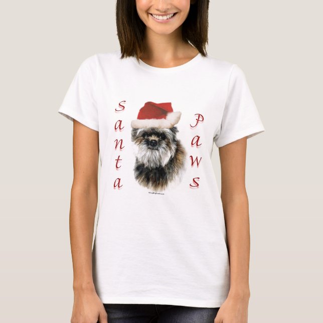 Affenpinscher Santa Tassar Tee (Framsida)