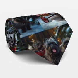 Affenpinscher Snowy Sleigh Ride Juldekretet Slips