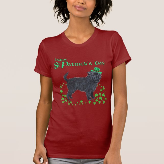 Affenpinscher St Patricks Day Tröja (Framsida)