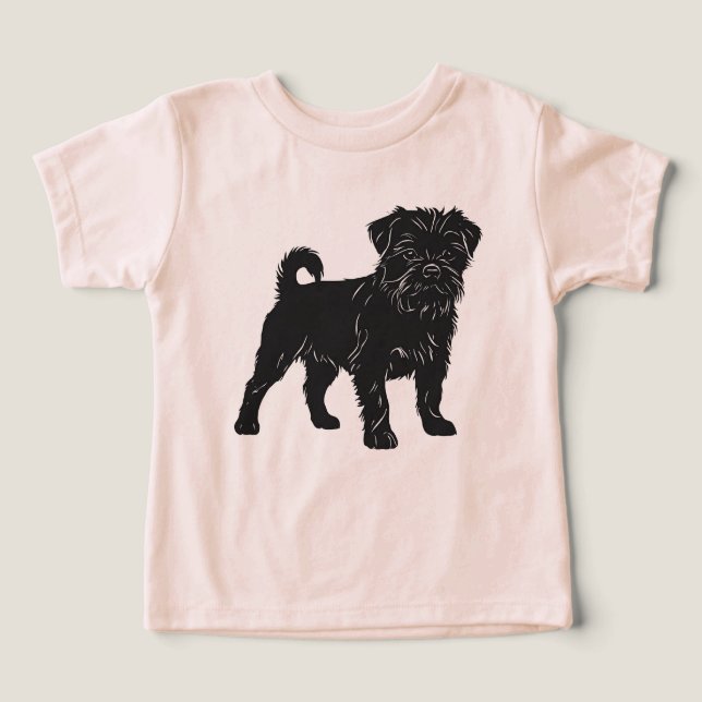 Affenpinscher T Shirt (Design Framsida)