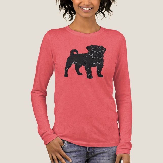 Affenpinscher T Shirt (Framsida)