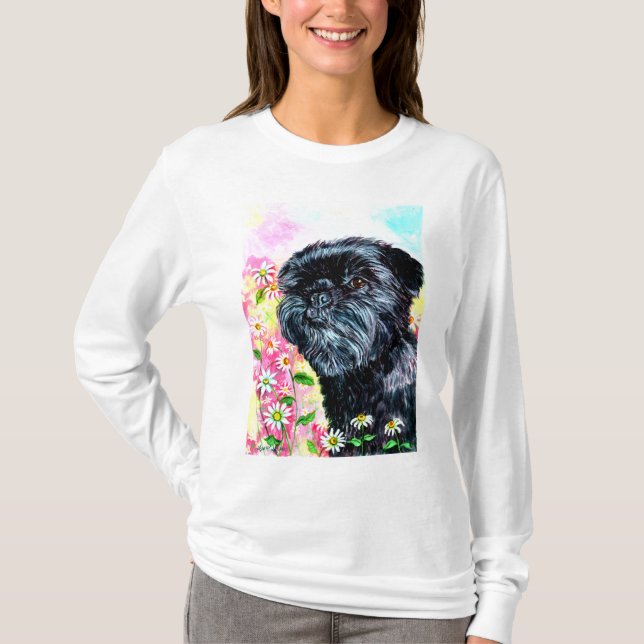 Affenpinscher T Shirt (Framsida)