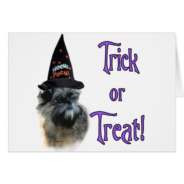 Affenpinscher Trick Hälsningskort (Framsidan Horizontal)