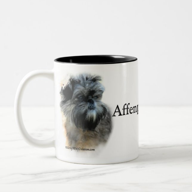 Affenpinscher Trivia Mugg (Vänster)