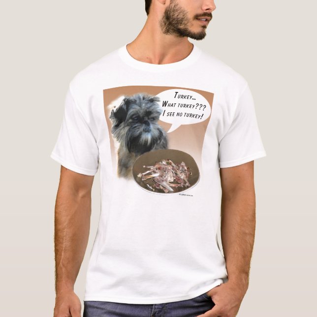 Affenpinscher Turkey Tee (Framsida)