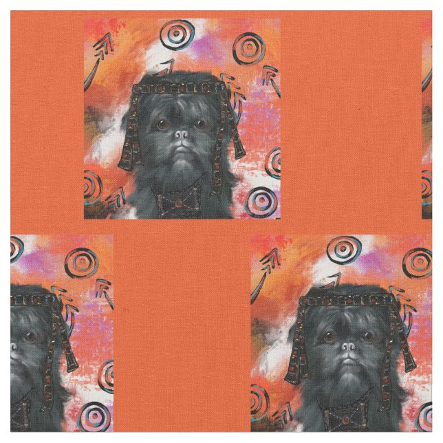 Affenpinscher  tyg (Närbild)