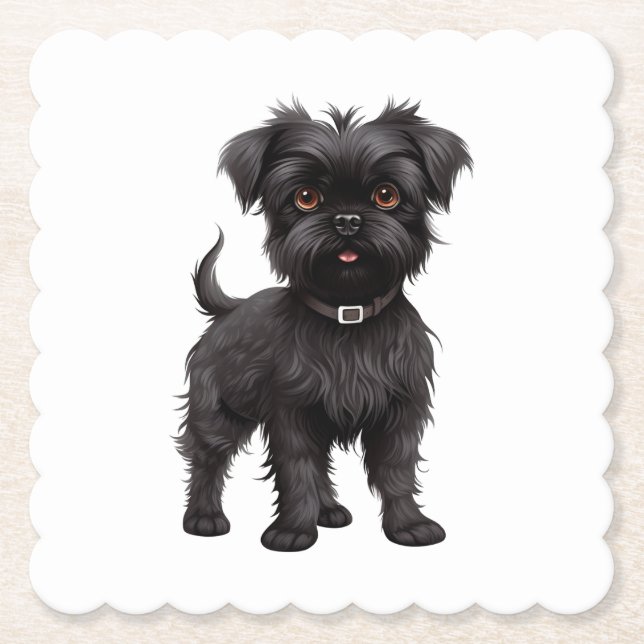 Affenpinscher Underlägg Papper (Framsida)