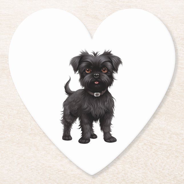 Affenpinscher Underlägg Papper (Framsida)