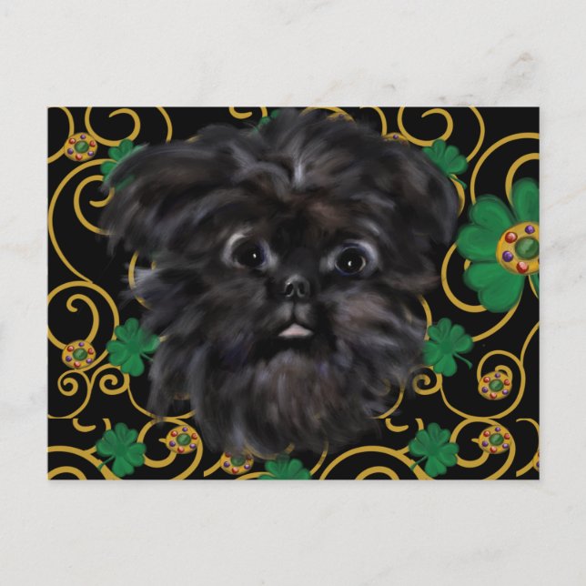 Affenpinscher Vykort (Framsida)