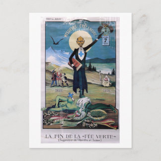 Affiche Absinthe Vykort