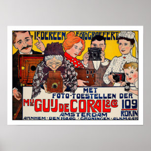 Affiche advertizingaffisch - kameror 1901 poster