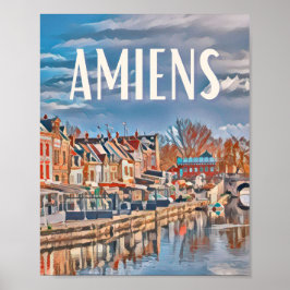 Affiche Amiens Photo Vintage Poster