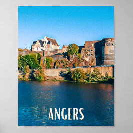 Affiche Angers Photo Vintage Poster