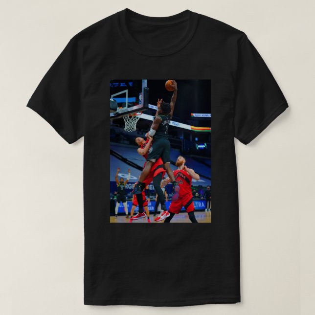 Affiche Anthony Edwards Dunk sur Yuta Watanabe T Shirt (Design framsida)