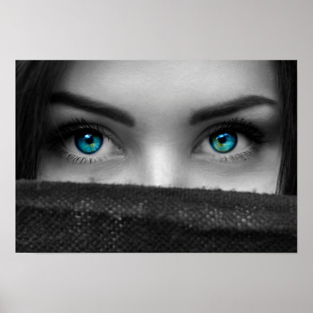 Affiche Blue eyes Poster (Framsidan)