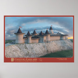 Affiche CHÂTEAU-GAILLARD - Côté plateau calcaire Poster