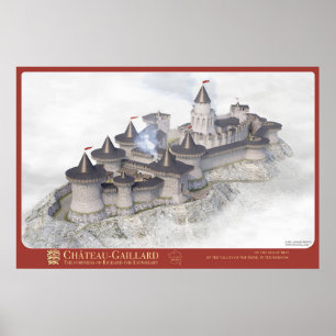 Affiche CHÂTEAU-GAILLARD - Till havs av vintermjöl Poster