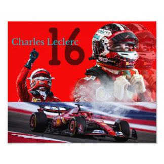 Affiche de Charles Leclerc Fototryck