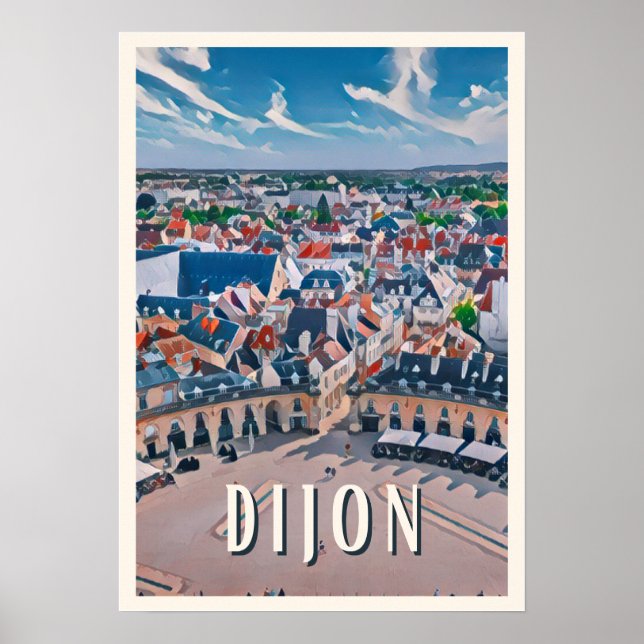 Affiche Dijon Photo Vintage Poster (Framsidan)