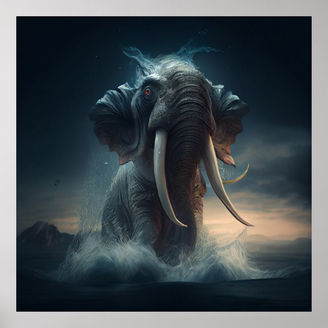 Affiche Elephan Poster (Framsidan)