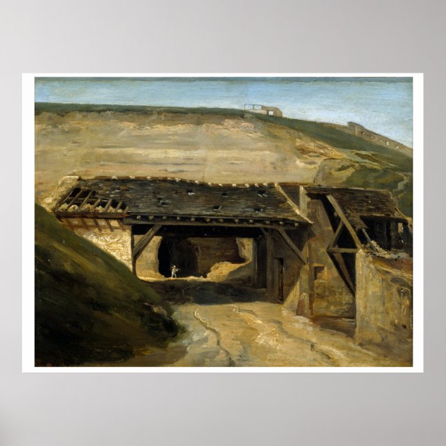 Affiche Entrée d'une carrière à Montmartre Poster (Framsidan)