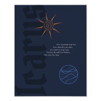 Affiche Icarus Fototryck