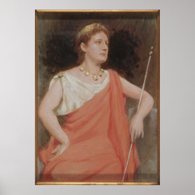 Affiche La Tragédie, étude d'après Mlle Dudlay Poster (Framsidan)