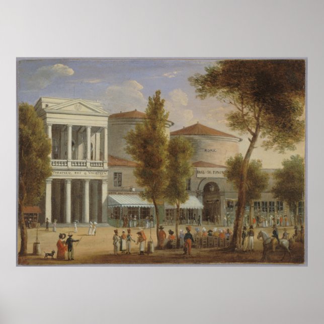 Affiche Le théâtre des Variétés et le passage des Poster (Framsidan)