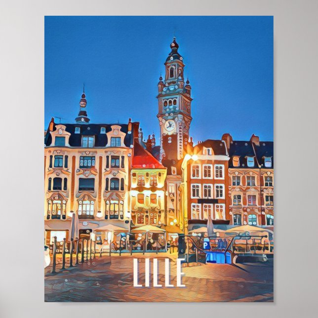 Affiche Lille Photo Vintage  Poster (Framsidan)