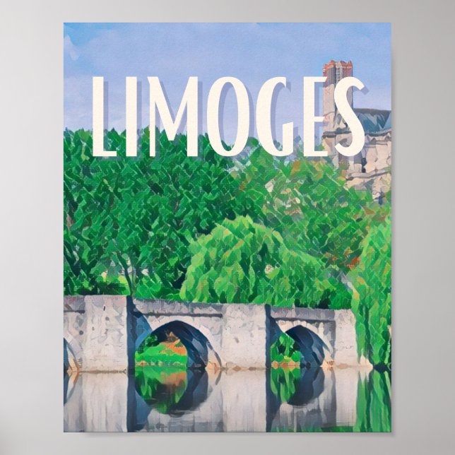 Affiche Limoges Photo Vintage Poster (Framsidan)
