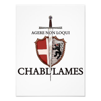 Affiche logo AMHE du 74 Fototryck