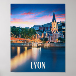 Affiche Lyon Photo Vintage Poster