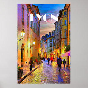 Affiche Lyon Photo Vintage Poster