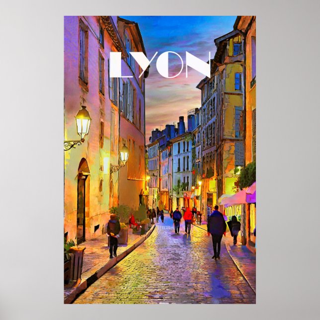 Affiche Lyon Photo Vintage Poster (Framsidan)
