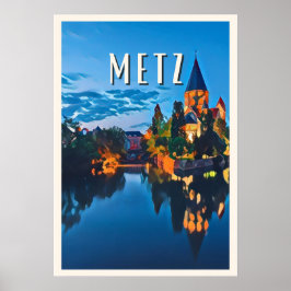 Affiche Metz Photo Vintage Poster