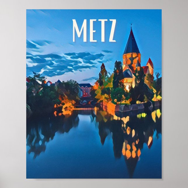 Affiche Metz Photo Vintage Poster (Framsidan)