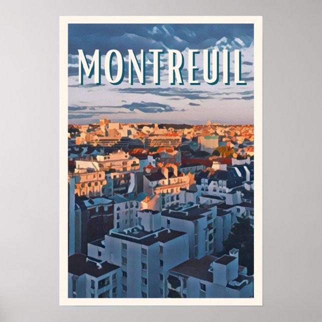 Affiche Montreuil Photo Vintage Poster (Framsidan)