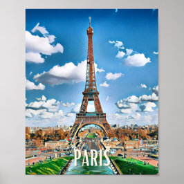 Affiche Paris Photo Vintage Poster
