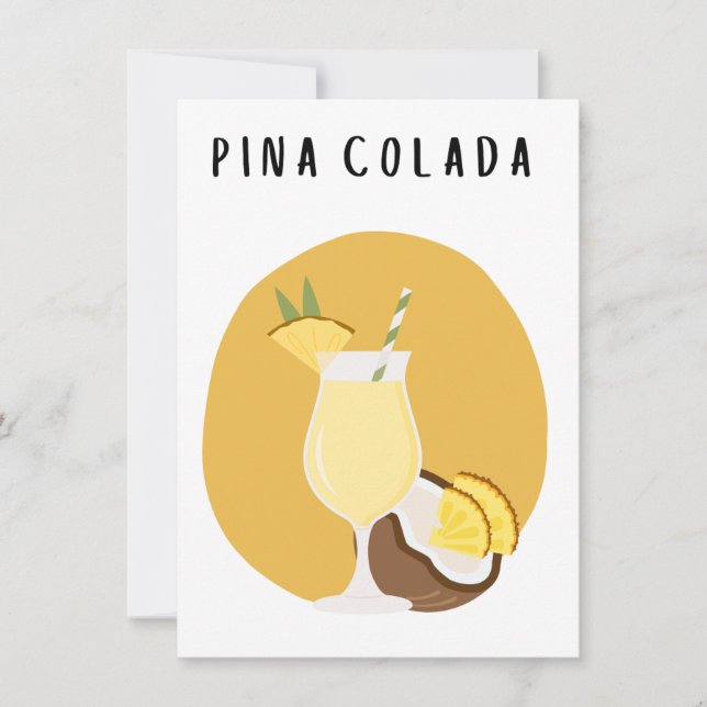 Affiche Pina Colada petit format (Framsida)