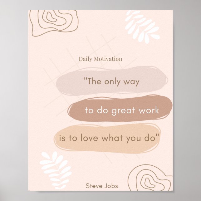 affiche pour la motivation quotidienne poster (Framsidan)